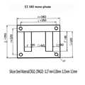 EI-180 Cold Rolled Silicon Steel EI Lamination/Oil-immersed Transformer Core